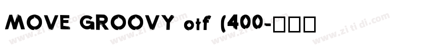 MOVE GROOVY otf (400字体转换